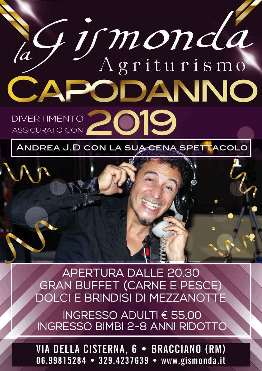 cenone di capodanno 2019 in agriturismo a Bracciano