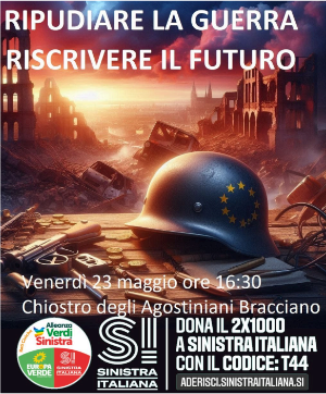 Bracciano: il 23 maggio “pomeriggio pacifista”
