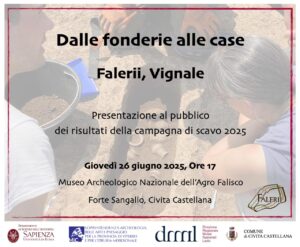Falerii Novi: conferenza chiusura campagna di scavi il 26 giugno