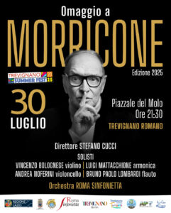 Omaggio a Ennio Morricone: concerto a Trevignano diretto da Stefano Cucci