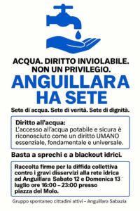 Comitato Cittadini Attivi lancia raccolta firme contro disservizi idrici