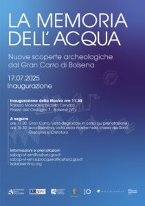 Mostra diffusa: nuove scoperte archeologiche dal Gran Carro di Bolsena