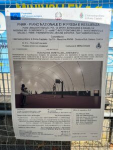 Bracciano: lavori riqualificazione Palazzetto Starnoni
