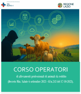 Corso gratuito operatori di allevamenti professionali di animali da reddito