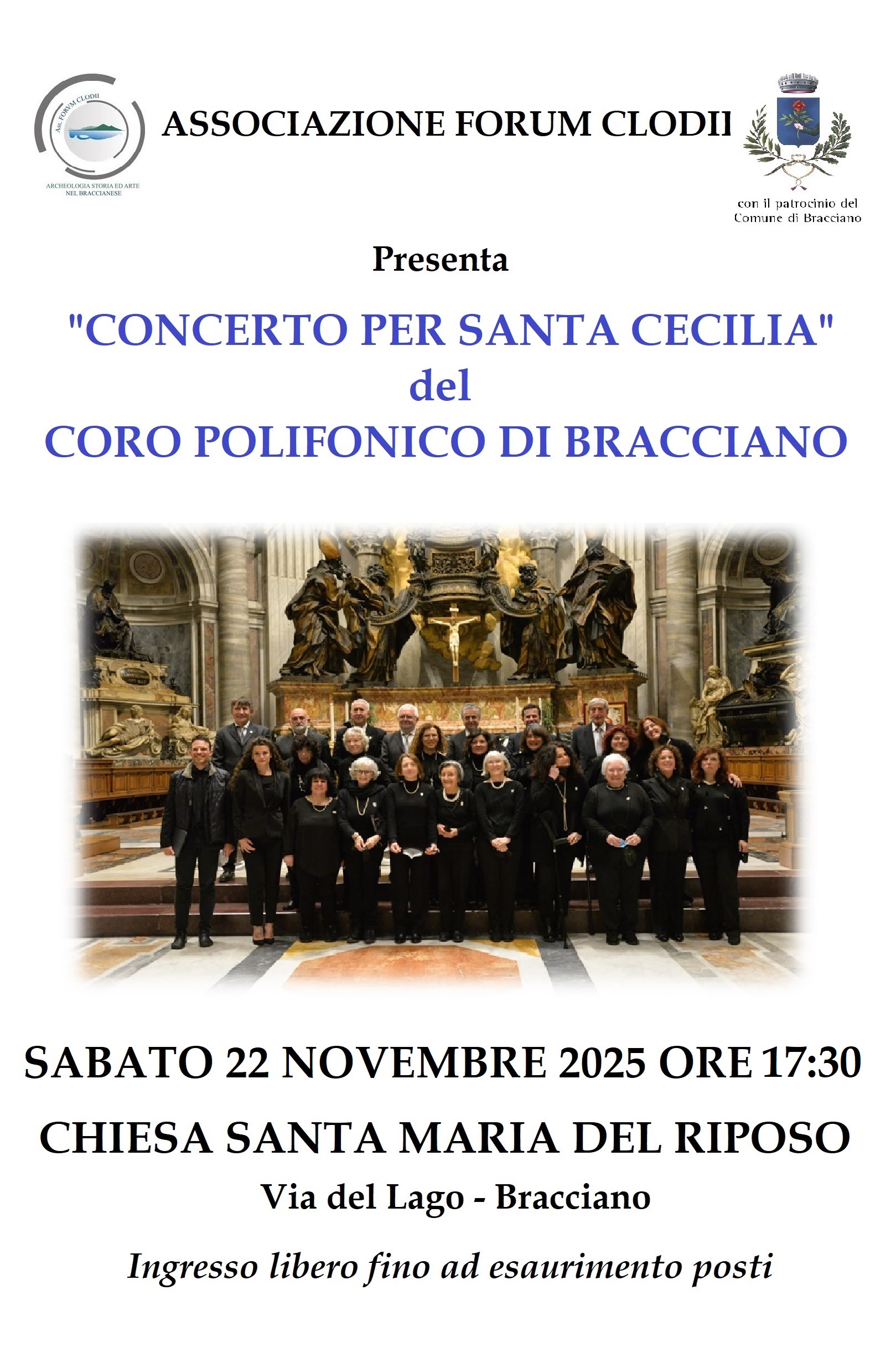 Forum Clodii: concerto per Santa Cecilia
