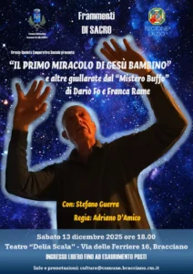 “Il primo miracolo di Gesù bambino e altre giullarate” con Stefano Guerra per la rassegna Frammenti di Sacro a Bracciano